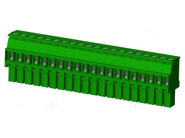 Connector: ontkoppelbare terminal strip; stekker; vrouwelijk Connector: ontkoppelbare terminal strip; stekker; vrouwelijk